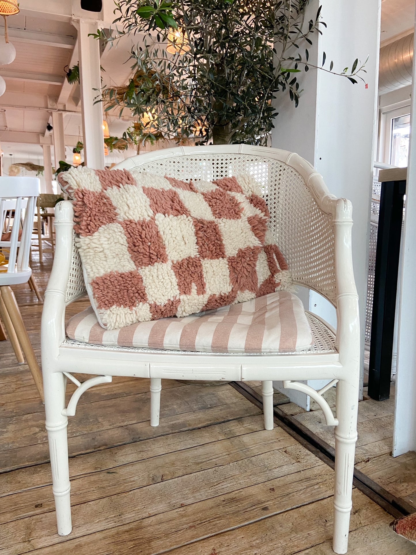 Kussen Marrakech Blokjes roze