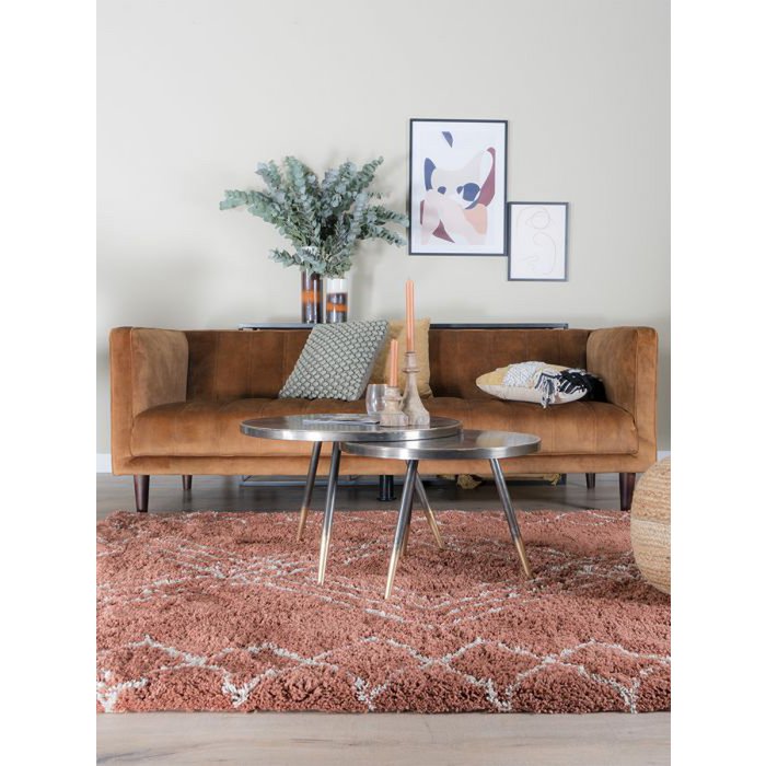 Vloerkleed Jim Terra 160 x 230 cm