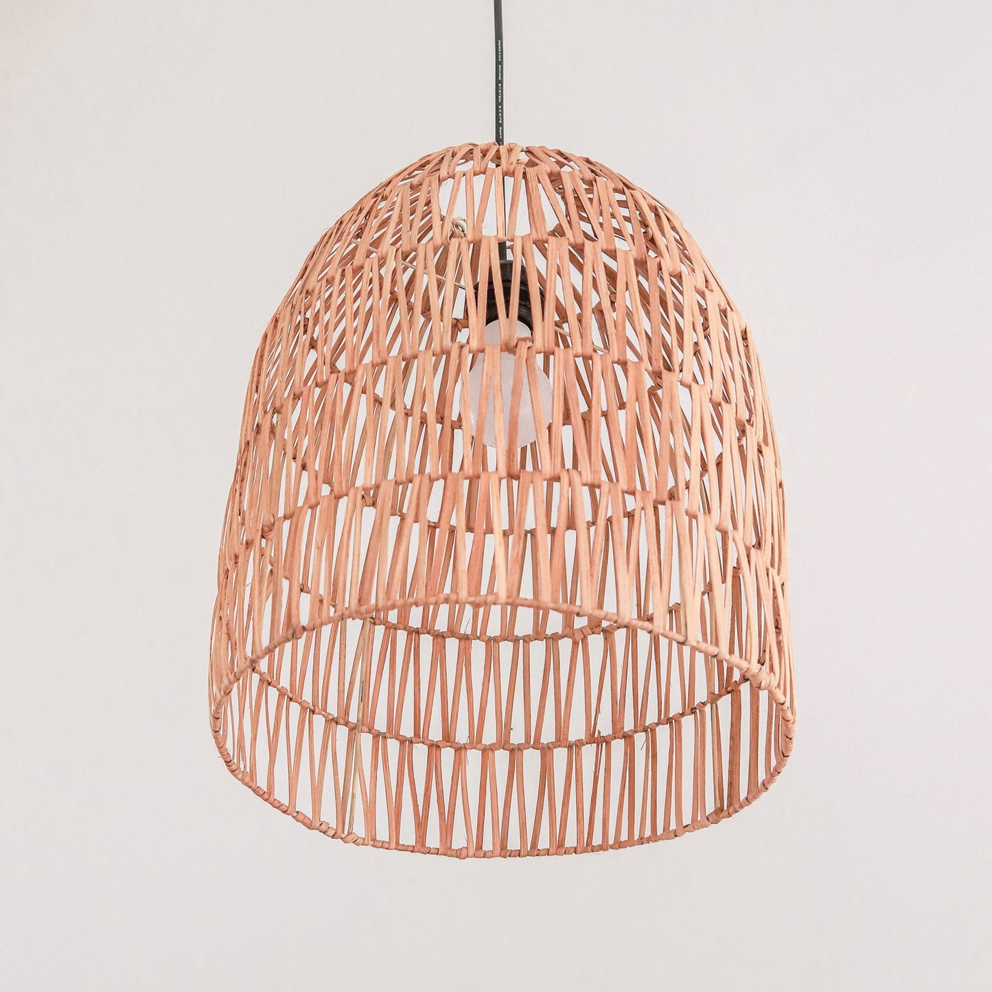 Rotan Lamp | Natuurlijke lampenkap | Hanglamp MALUKA Gemaakt van Natuurlijke Vezels (2 maten)