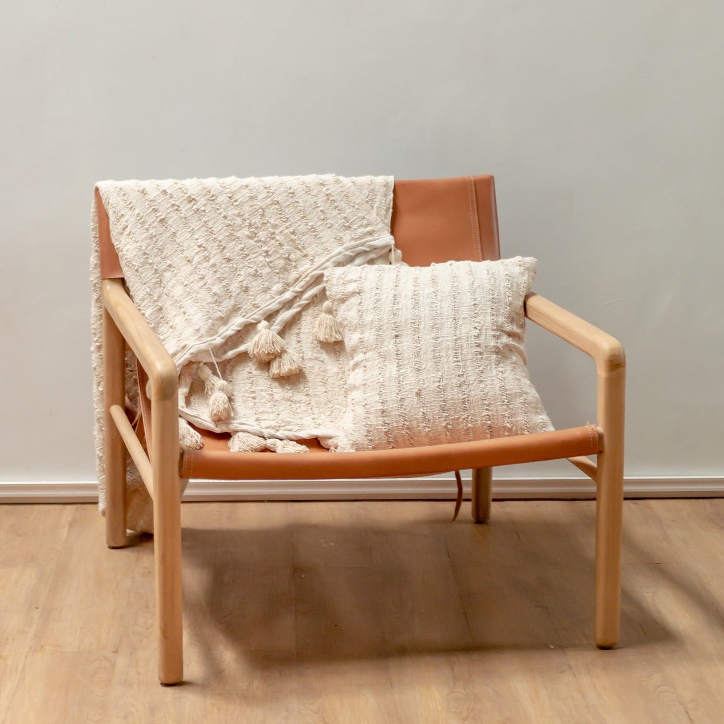 Boho-deken | Katoenen deken | Sprei | Bedovertrek 110x200 cm TENUN Handgeweven van katoen