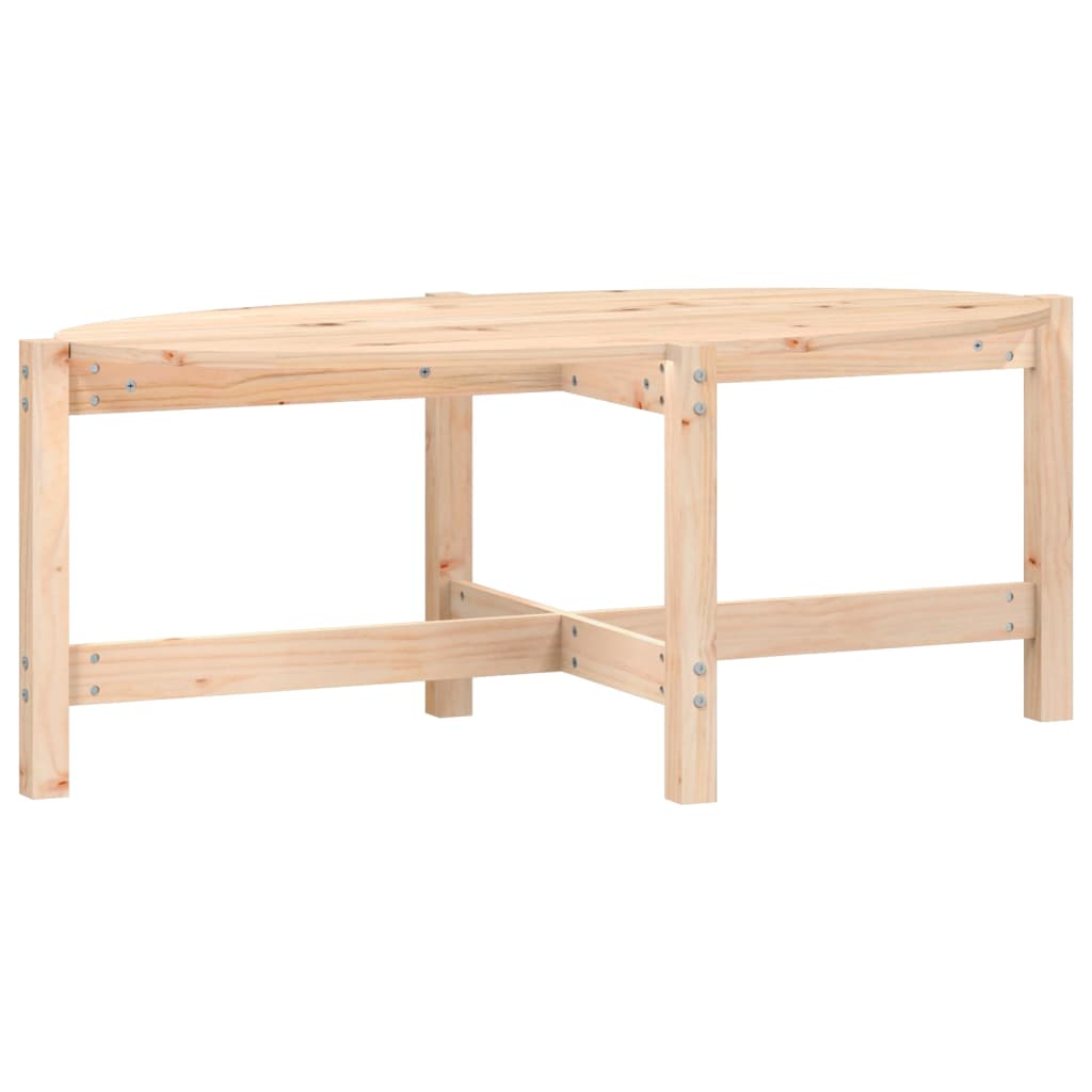 Salontafel 118X63X45 Cm Massief Grenenhout