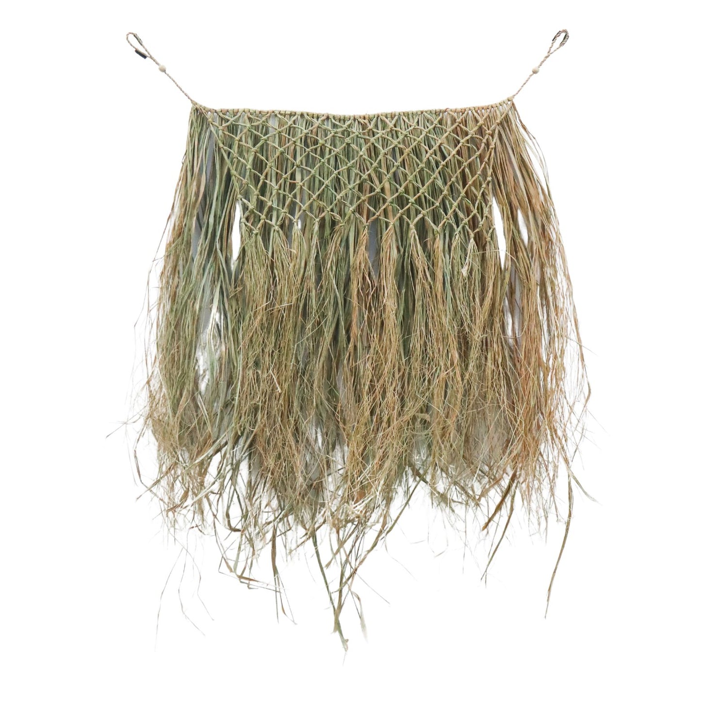 Tropical Wall Hanging Wanddecoratie 65 cm Handgeweven van Raffia HATI