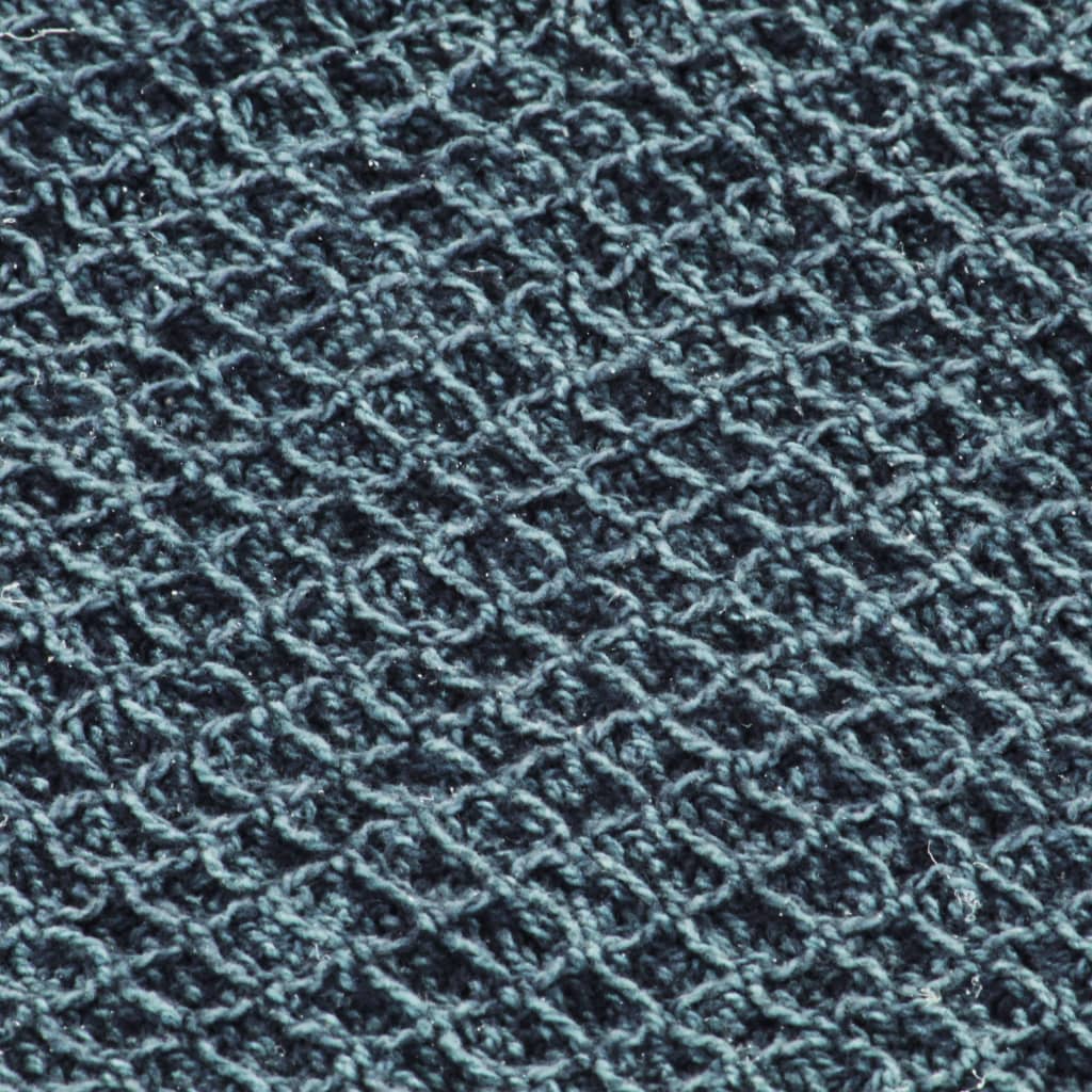 Plaid 125X150 Cm Katoen Indigo-Blauw