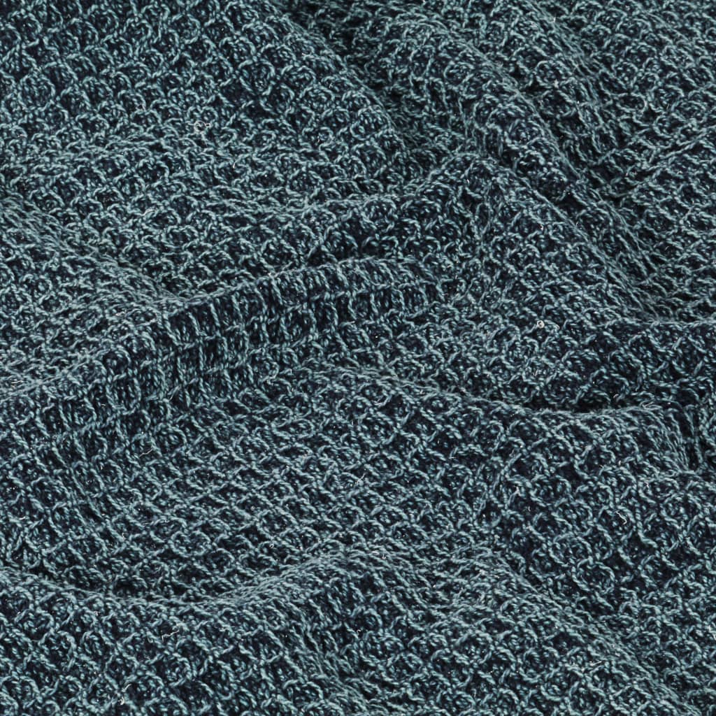 Plaid 125X150 Cm Katoen Indigo-Blauw