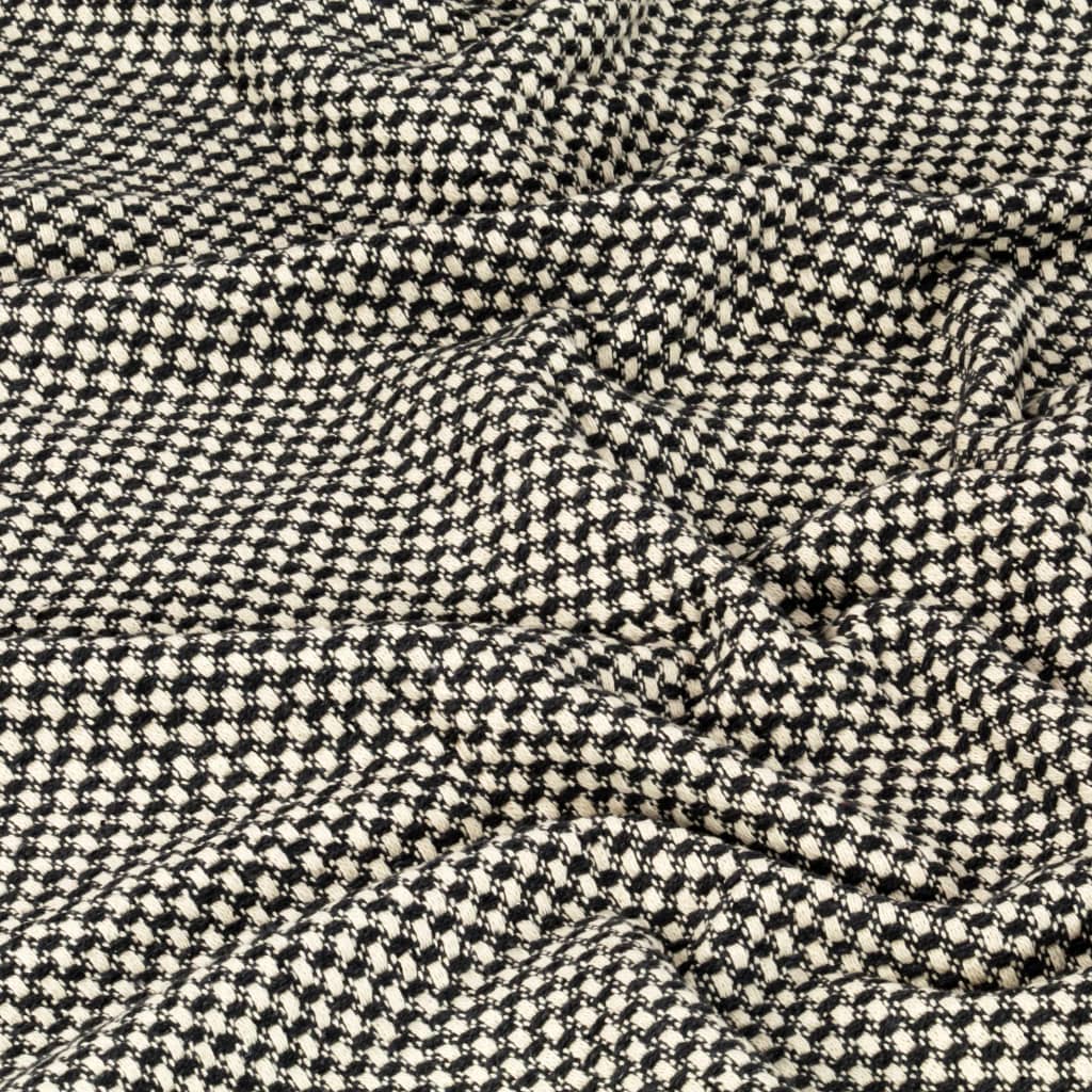 Plaid 125X150 Cm Katoen Antraciet