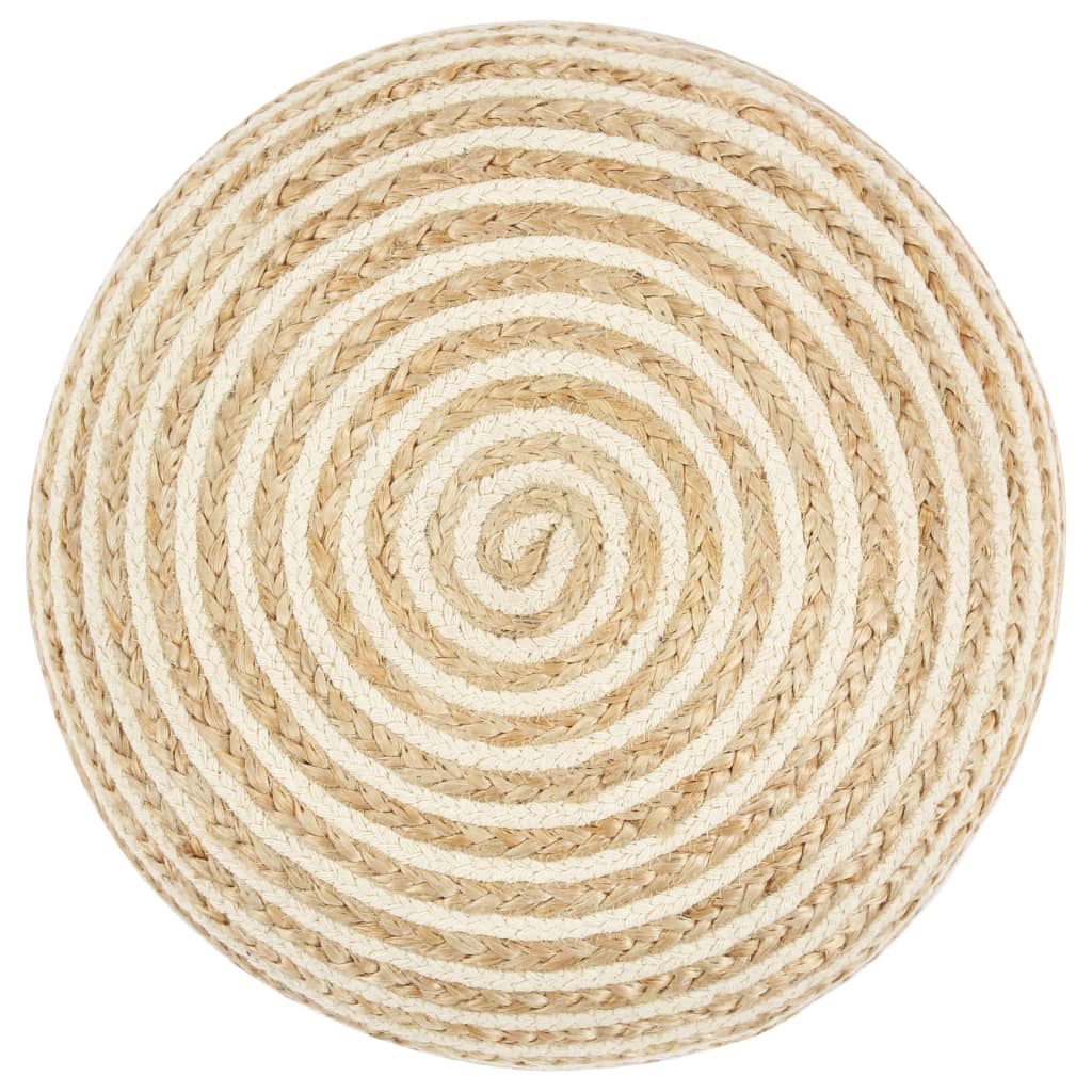 Poef handgemaakt 45x30 cm jute