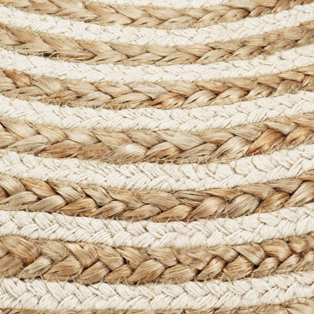 Poef Handgemaakt 45X30 Cm Jute