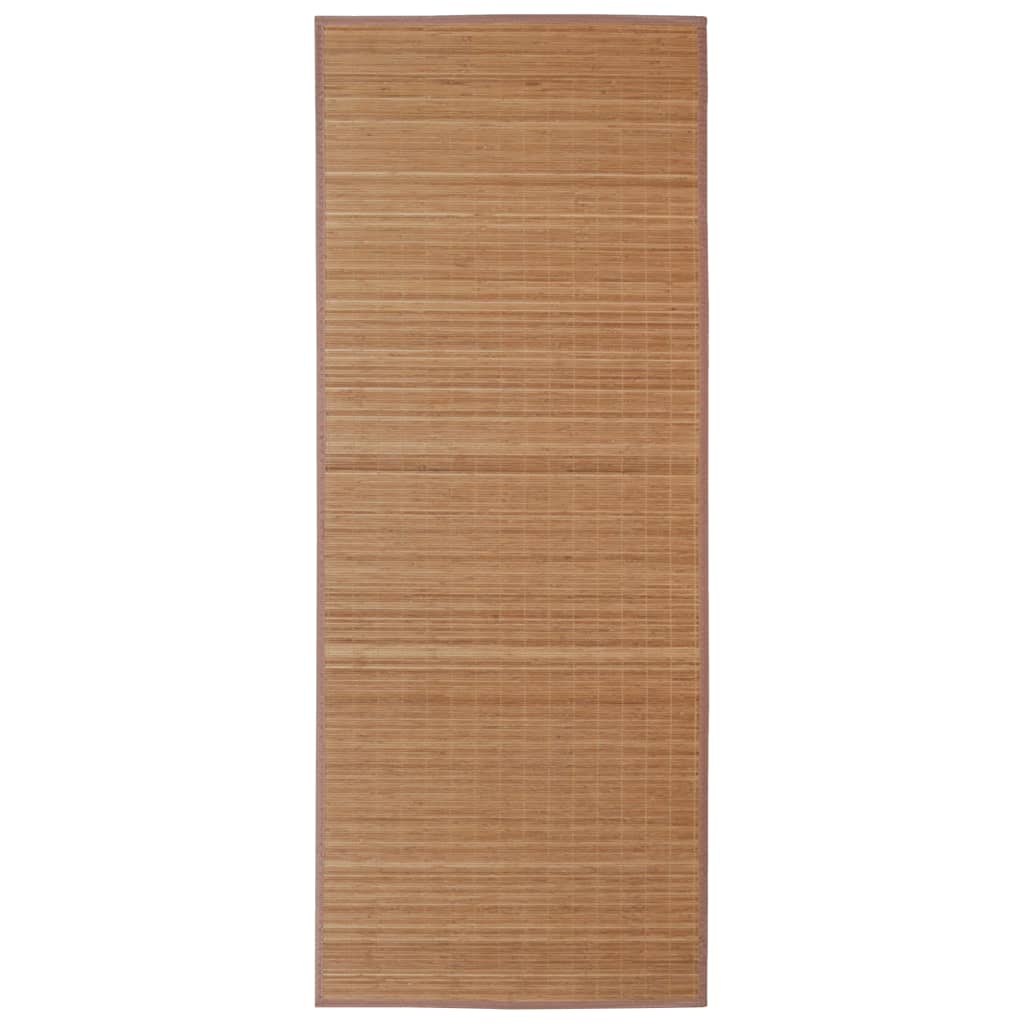 Bamboemat rechthoekig 120 x 180 cm (bruin)