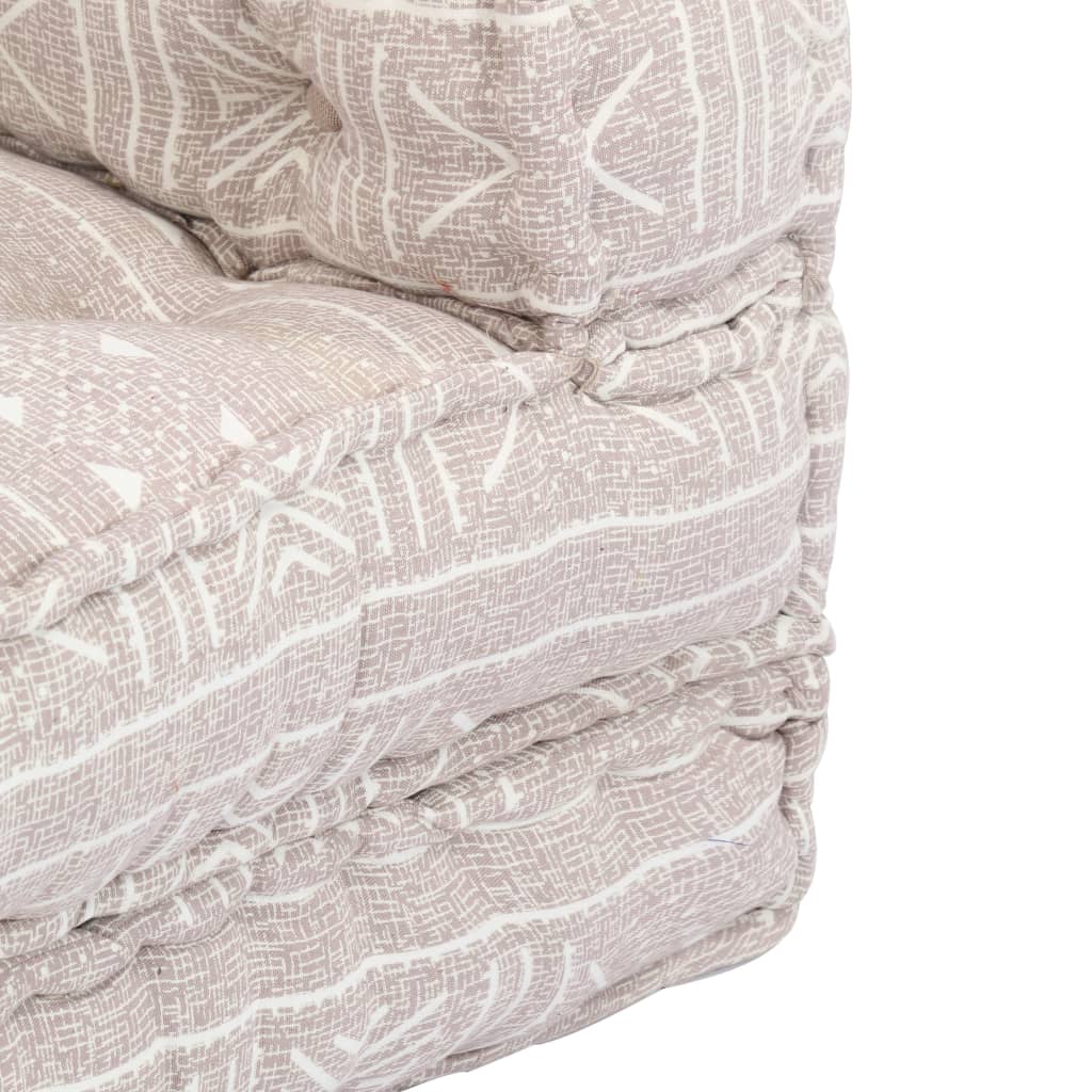 Poef Modulair Stof Beige