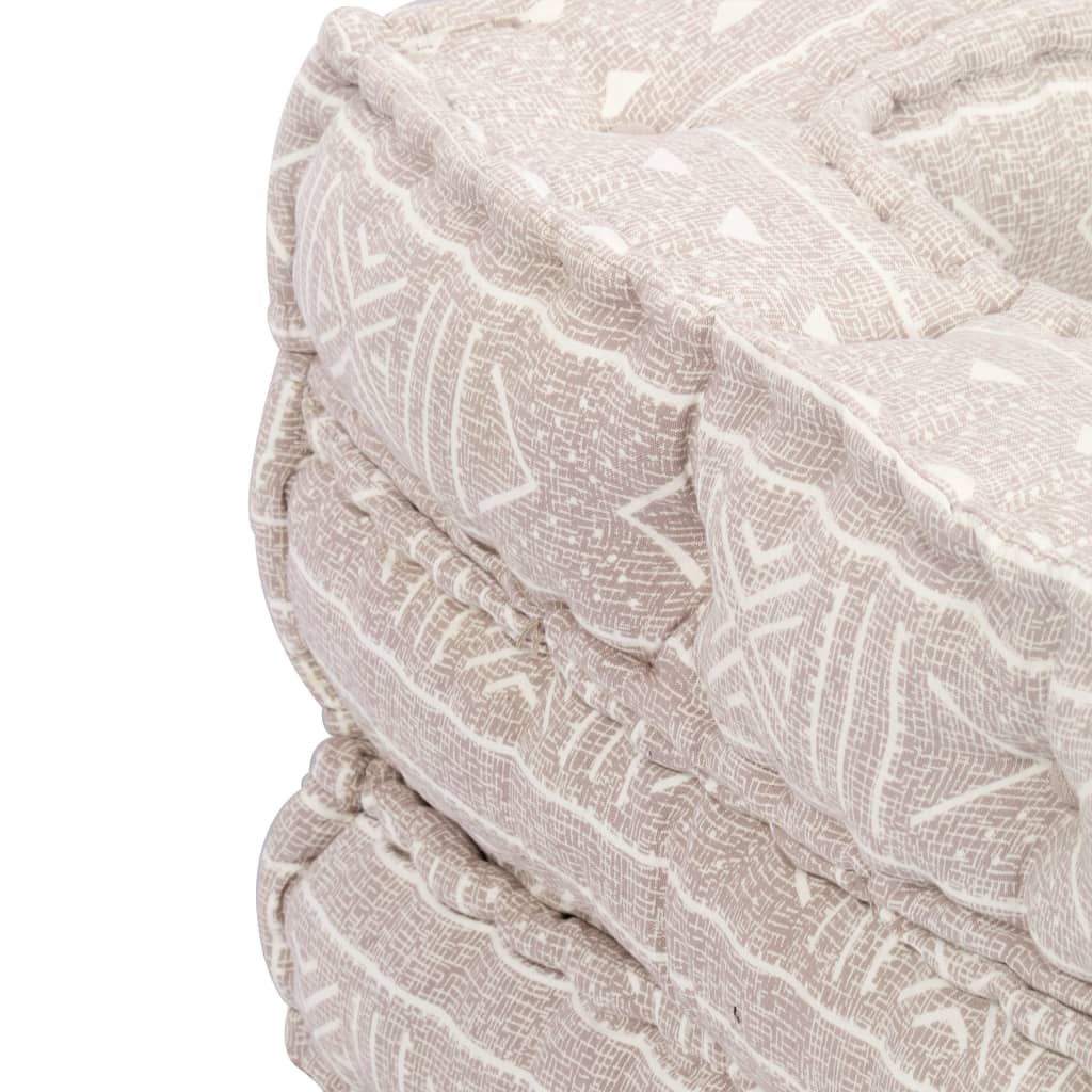 Poef Modulair Stof Beige