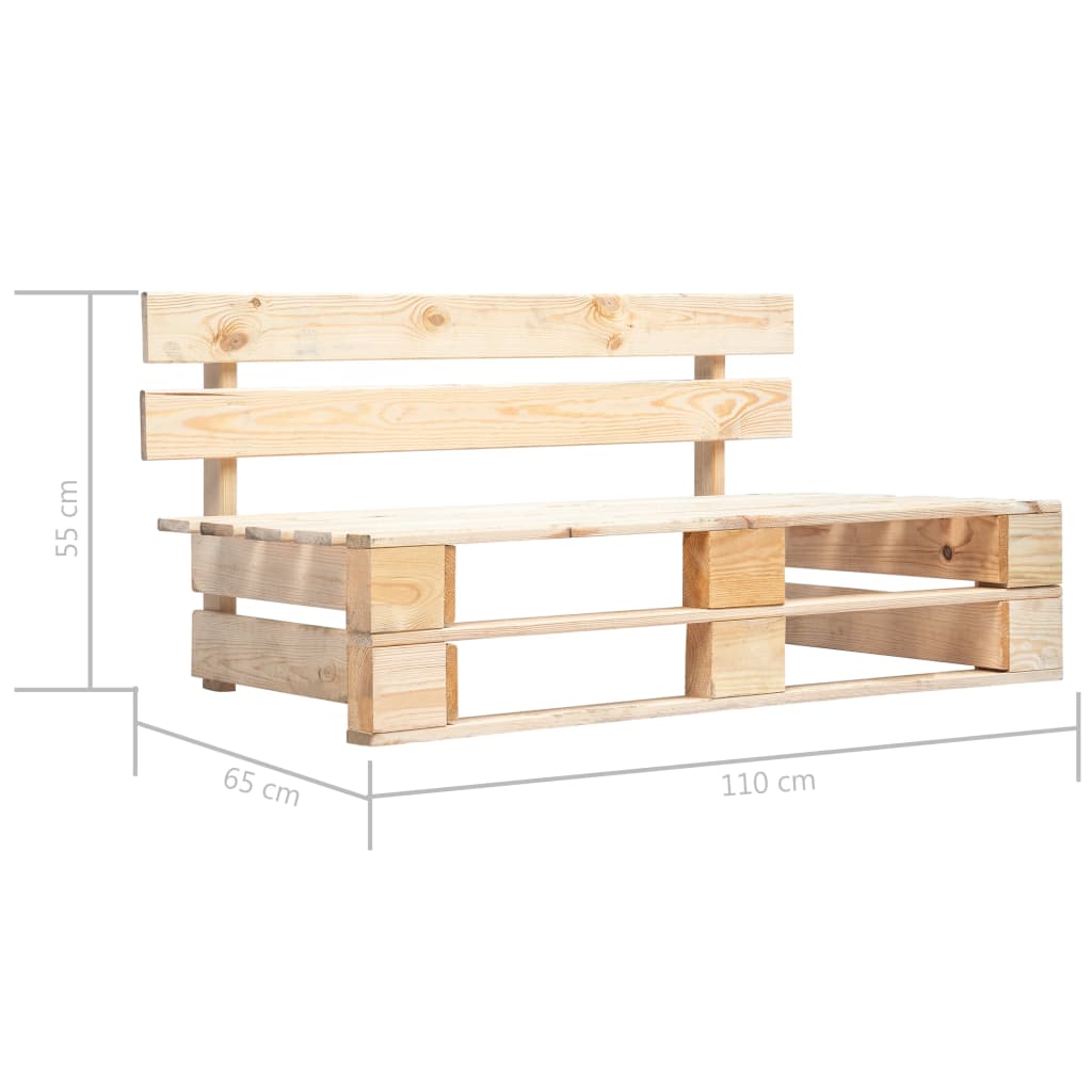 Tuinbank Pallet Hout