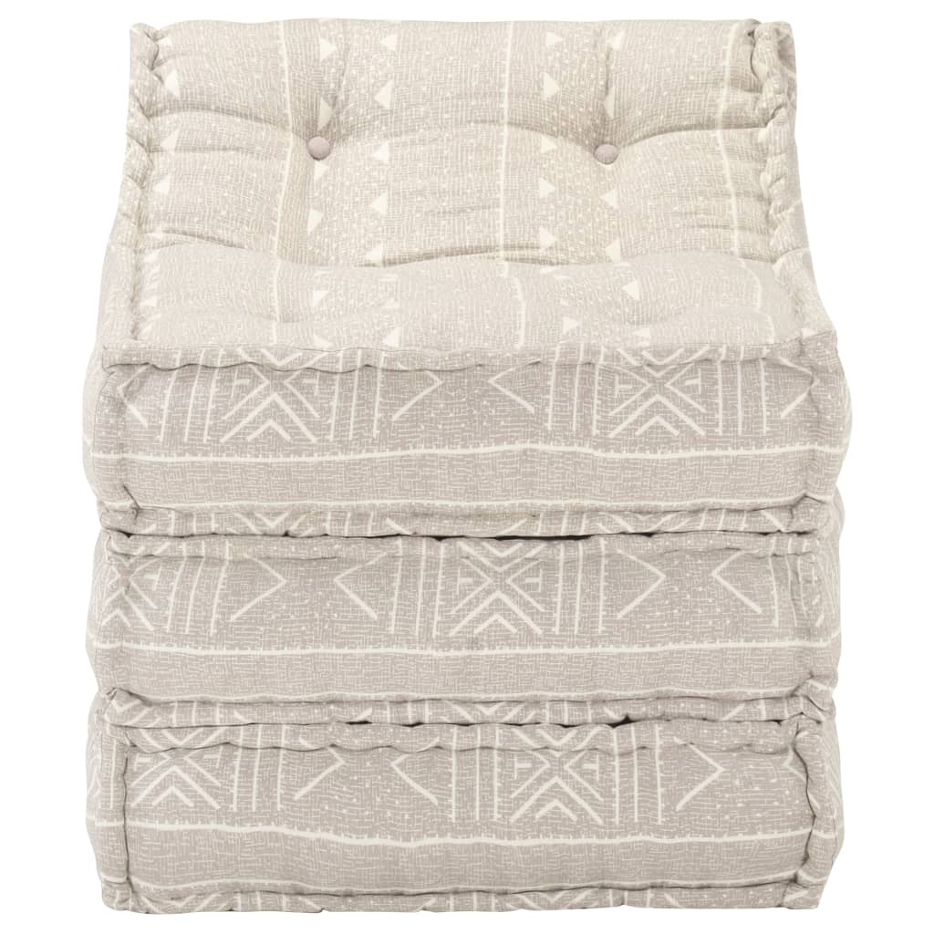 Poef Modulair Stof Beige