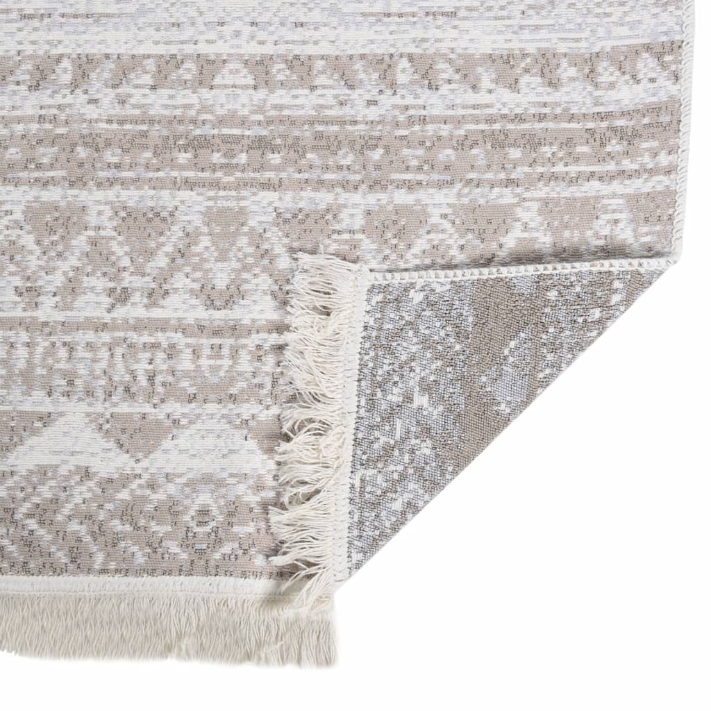 Vloerkleed 120X180 Cm Katoen Beige